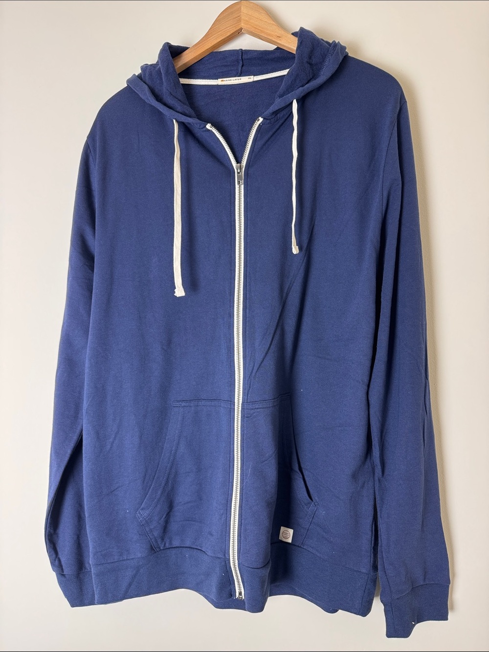 Marine Layer Men's Afternoon Hoodie in True Navy Size XL NWOT